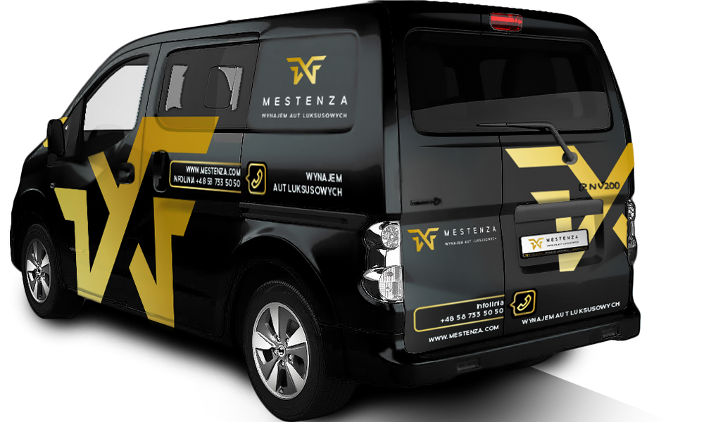Nissan e-NV200 - Wypożyczalnia samochodów luksusowych Mestenza Trójmiasto Rafał Grzebin