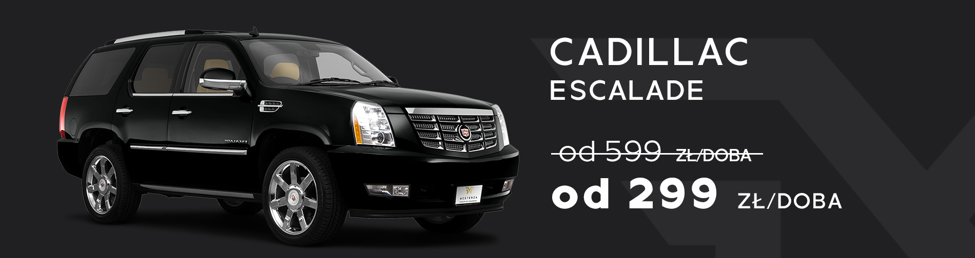 Cadillac Escalade Wynajem samochodów w promocji taniej Trójmiasto