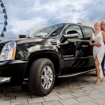 Samochód do ślubu Cadillac Escalade Trójmiasto Mestenza Rafał Grzebin